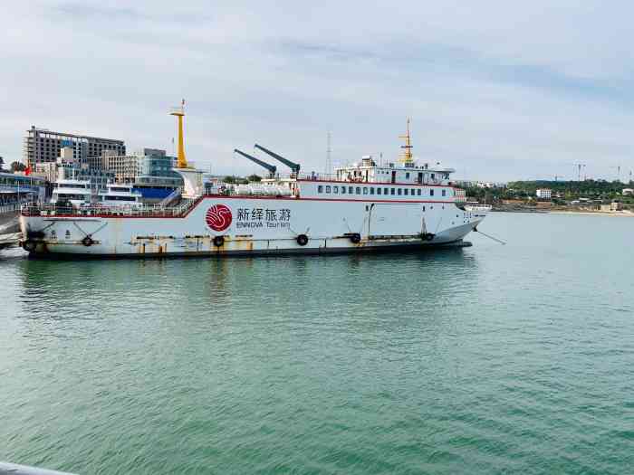 蓬长客港车辆旅游服务处-"从蓬莱到长岛,就从这里坐船,大概40来分.