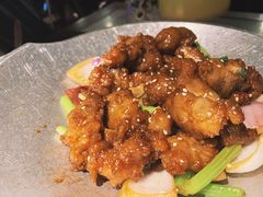 蒜香蜜汁排骨-绿茶餐厅(成都大悦城店)