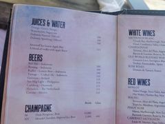 菜单-Rock Bar Bali(Bali)