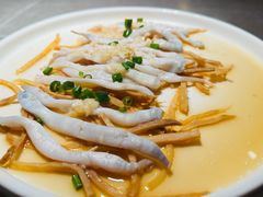 头菜蒸沙虫-张家卫·阳江菜·小海鲜(肥婆湾桥店)