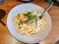 意式细面配烟熏三文鱼-Wagas沃歌斯(合生汇店)