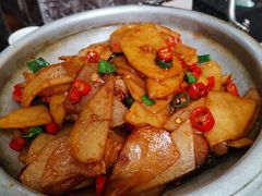 干锅土豆片-力力豆花庄(广渠门店)