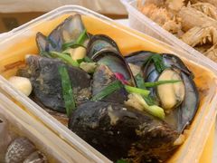 姜葱炒青口-贞姨美食·老字号海鲜大排档