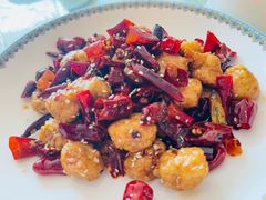 辣子鸡丁-长春观斋补堂素菜馆