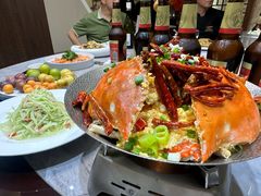 丘北辣椒飞蟹炒鸡蛋-君霖海鲜私房菜(春柳店)