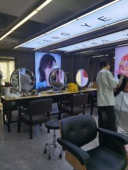 点击看大图 -藤野造型烫发染发