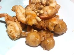 梨球果仁虾-小吊梨汤·北京菜·烤鸭(鸟巢店)