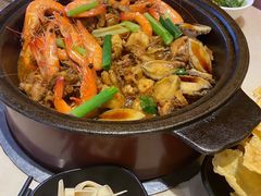 -蜀八婆鲍鱼鸡煲虾(宝安坪洲店)