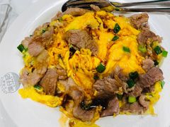 牛肉葱花滑蛋饭-深仔记茶餐厅(亚士厘道店)