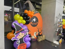 -鲸舞气球派对·宝宝宴·十岁生日布置·轻奢品牌形象店