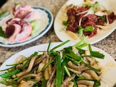 韭菜鱿鱼-厚味居炙子烤肉·清真(天桥南纬路店)