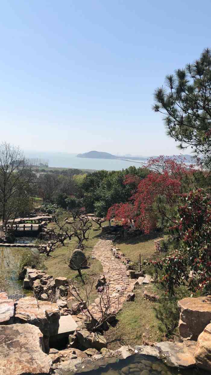 渔洋公园-"上午晴,进园的那一刻让人心旷神怡,低处建.