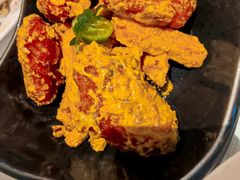 金沙蛋黄红薯焗鸡翅-桂满陇·手作小笼包&江南叫花鸡(中山公园店)