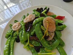 香煎虾滑藕片-万家海鲜饭店