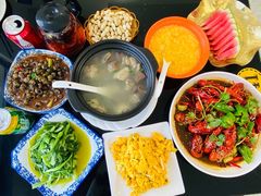 -七的湖·晚芳亭·阳澄湖农家菜·大闸蟹(莲花岛店)