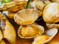 姜葱炒花甲-七鲜渔港美食餐厅(巽寮湾海景店)