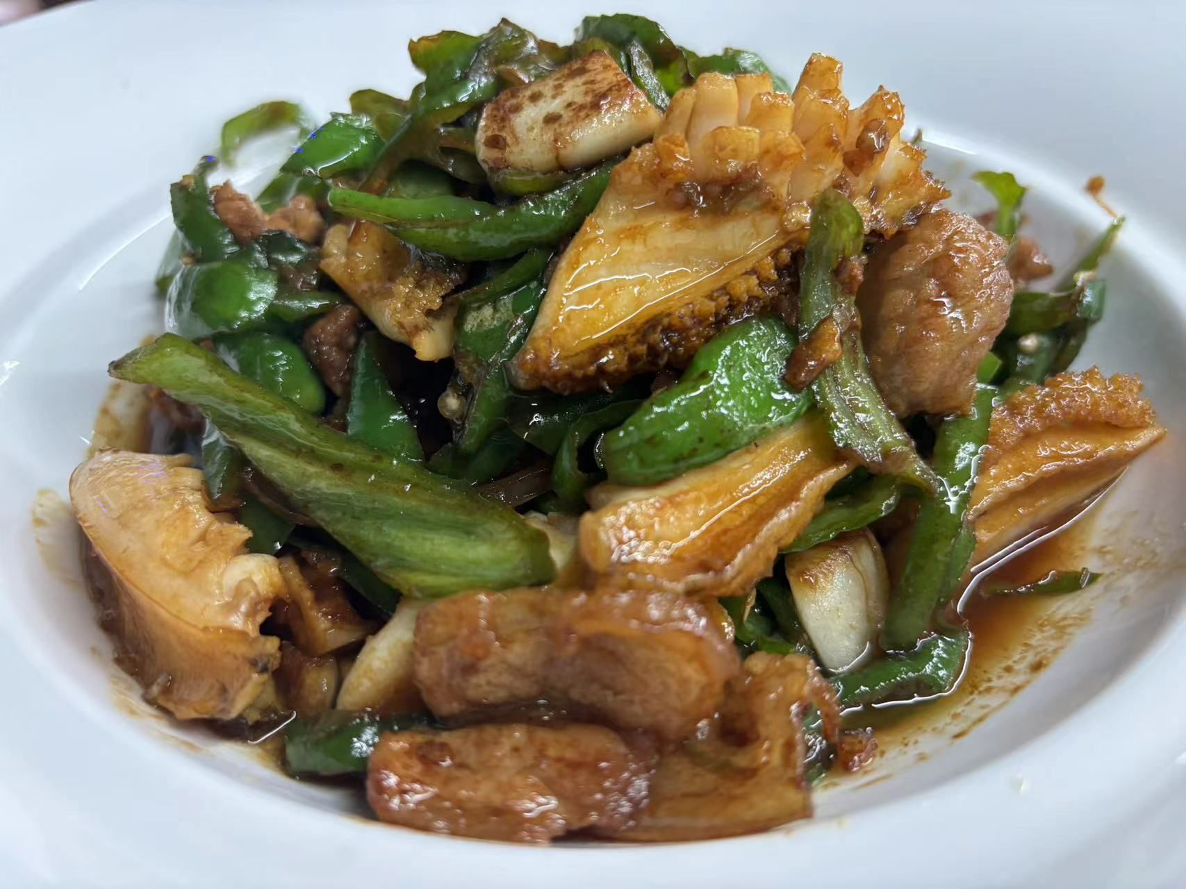 私房青椒炒鲍鱼