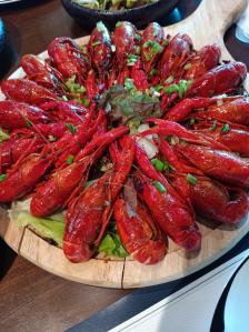 restaurant k餐厅-"「铁板麻辣小龙虾」麻辣很入味,虾肉鲜嫩,.