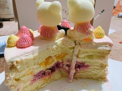 -咖咖熊蛋糕定制·英国蓝风车动物性淡奶油