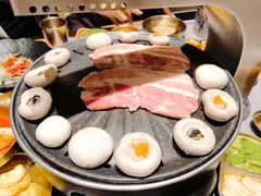 -草家酱蟹炭火烤肉店(珲春南路一店)