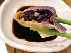 紫甘蓝锅巴馅饺子-宝源饺子(麦子店街店)
