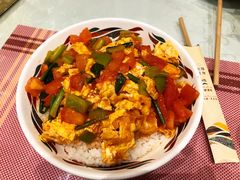 西红柿鸡蛋盖饭-巴依老爷新疆美食(清华东门店)