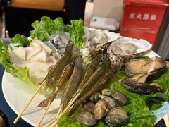 -邹开喜·小海鲜醉鸡煲·潮汕鲜切牛肉店(襄阳北路店)