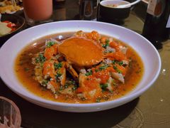 葱油蒸红膏蟹-玫瑰厅上海菜(兴国路店)
