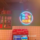 夏季夜生活最大的快乐就是下班后和小姐妹去吃烤肉！