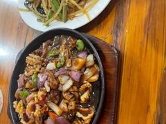 鱿鱼爆腰花铁板-卢庄(江汉路店)