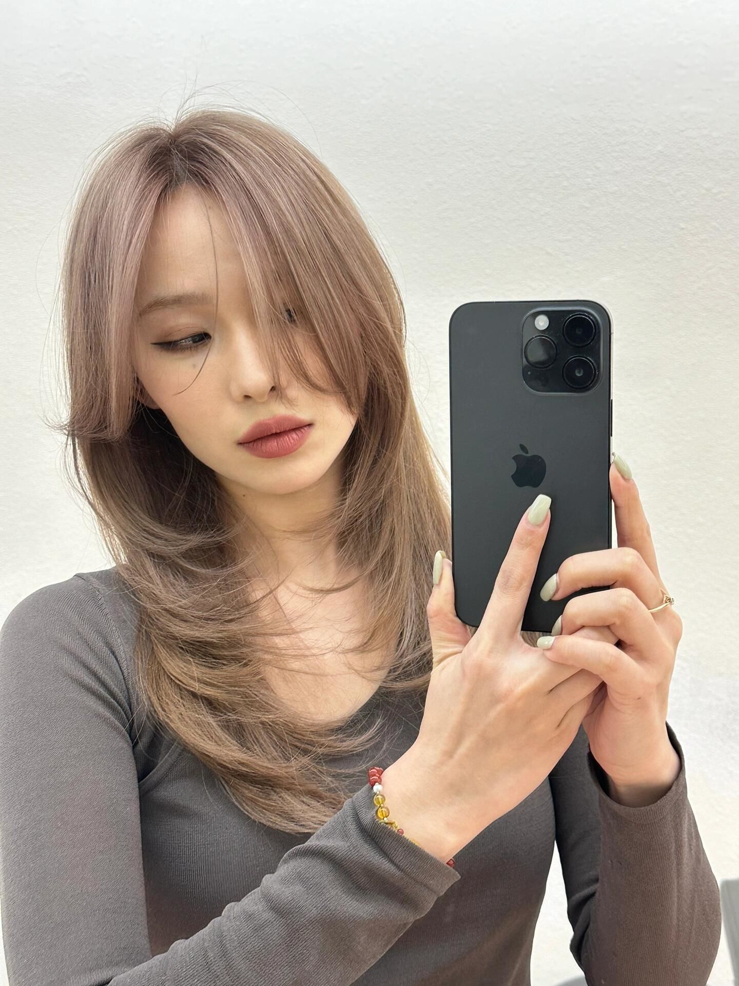 黄黑皮染这个发色真好看!