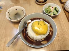 芝士牛肉汉堡咖喱饭-红小满休闲餐厅(十全街店)