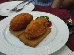 奶油鸡卷-小白桦西餐厅