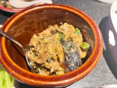 皮蛋辣椒擂茄子-小放牛炒菜馆(华北商厦店)