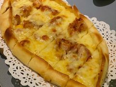 土耳其迷你烤肉披萨-伊斯坦布尔土耳其清真咖啡餐厅