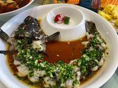 青花椒淋青斑-味茂·老船夫1927(东海东路店)