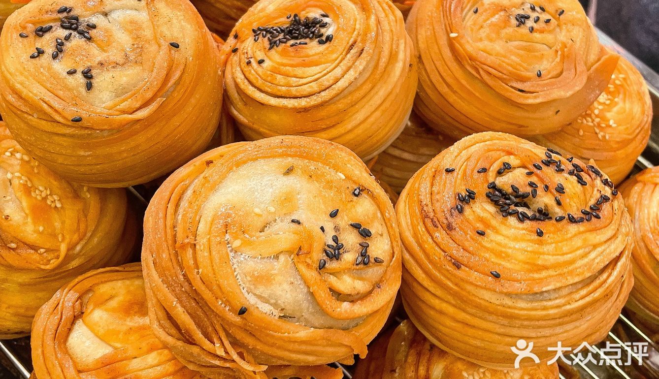 一口爆汁，成都首家金丝牛肉饼