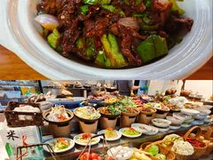 生炒水牛肉-小小饭店·休闲农庄·安吉松树林里的农家菜