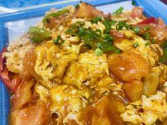 西红柿尖椒炒鸡蛋-莎车清真美食