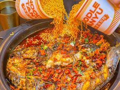 -探鱼·鲜青椒爽麻烤鱼(银泰城店)