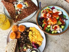 鸡蛋蘑菇熏肉荞麦可丽饼-RAC BAR(安福路店)