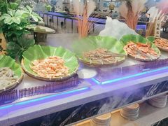 自助取餐区-圣罗巴海鲜自助(黑金店)