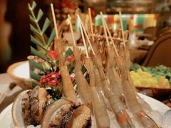 游水基围虾-ONE FULL 古董港式海鲜火锅