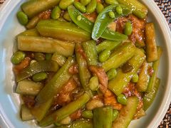 青豆丝瓜烧面筋-北平盛世·新京菜·北京烤鸭(劲松·双井店)