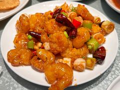 烧饼夹虾丸子-老济南·济南菜(大明湖店)