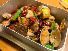 大葱炒花甲-高烤场烧烤餐厅(文华里店)