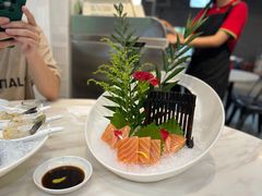 三文鱼肉刺身-渔文乐·海鲜大排档(壹品总店)