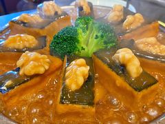 鲍鱼汁一品豆腐-三道菜(明堂公园店)