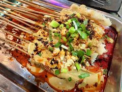 麻酱涮牛肚-阿杰烧烤·西安传统烤肉店(天朗御湖店)