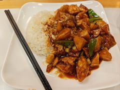 地三鲜盖饭-华天新川面馆(闹市口店)